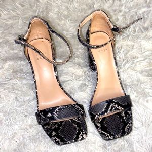 Snake skin heels